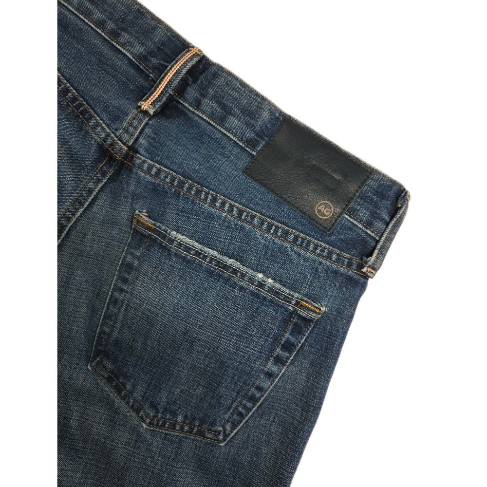 AG Jeans MEN Tellis Selvedge 28x33 Distressed Button Fly Slim Taper‎ NWT $328